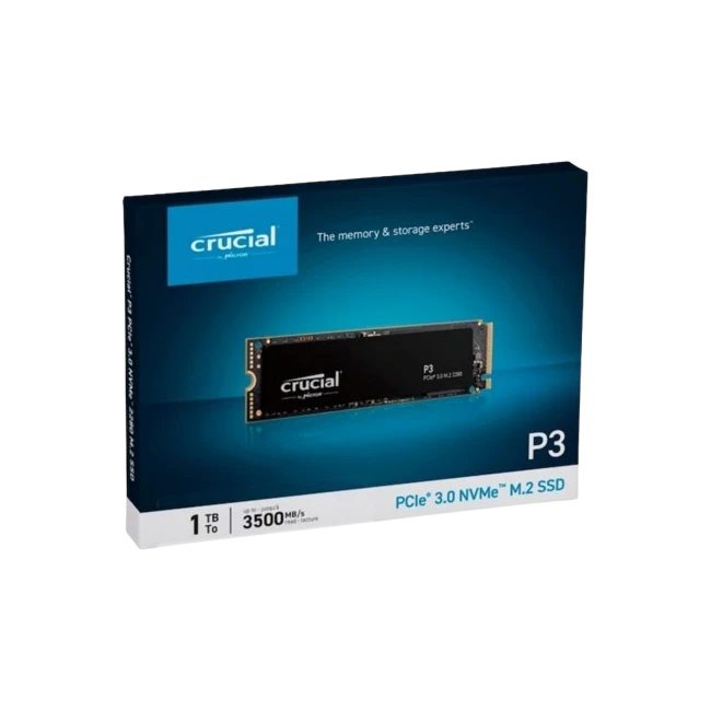 Disco Solido Crucial M.2 P 3 2280 1TB CT1000P3SSD8-1