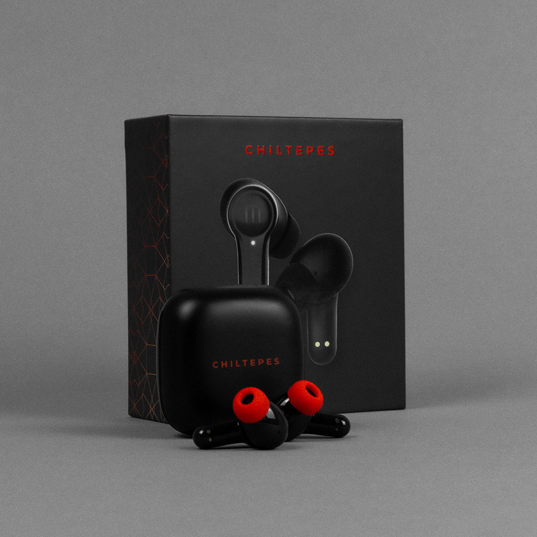 Audífonos Chiltepes + estuche negro-5