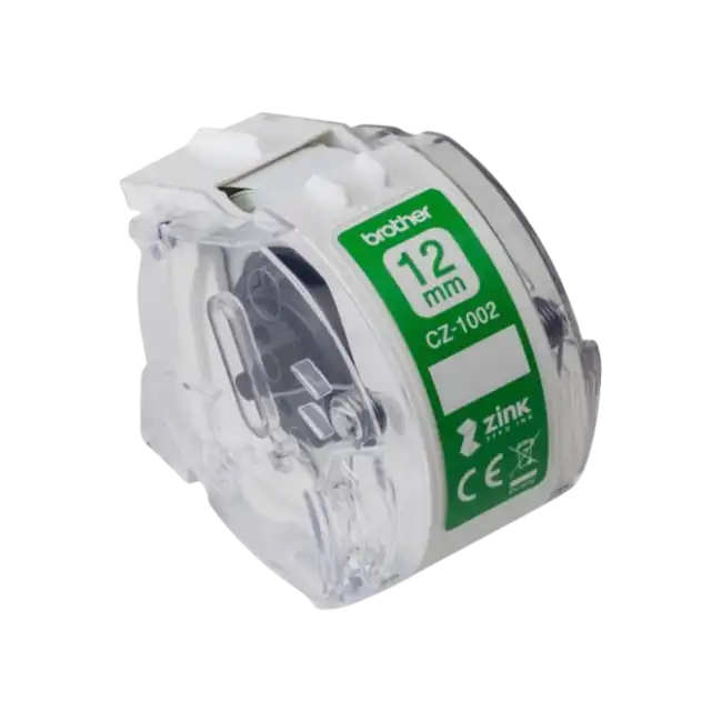 Rollo de cinta adhesiva Zero Ink. (1/2"-0.5" 12mm) 5mts Roll Cassette