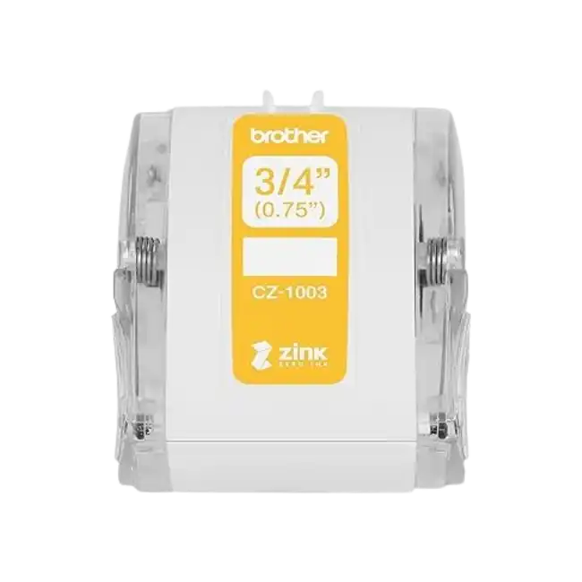 Rollo de cinta adhesiva Zero Ink. 3/4" (0.75"- 19mm) 5mts Roll Cassette-3
