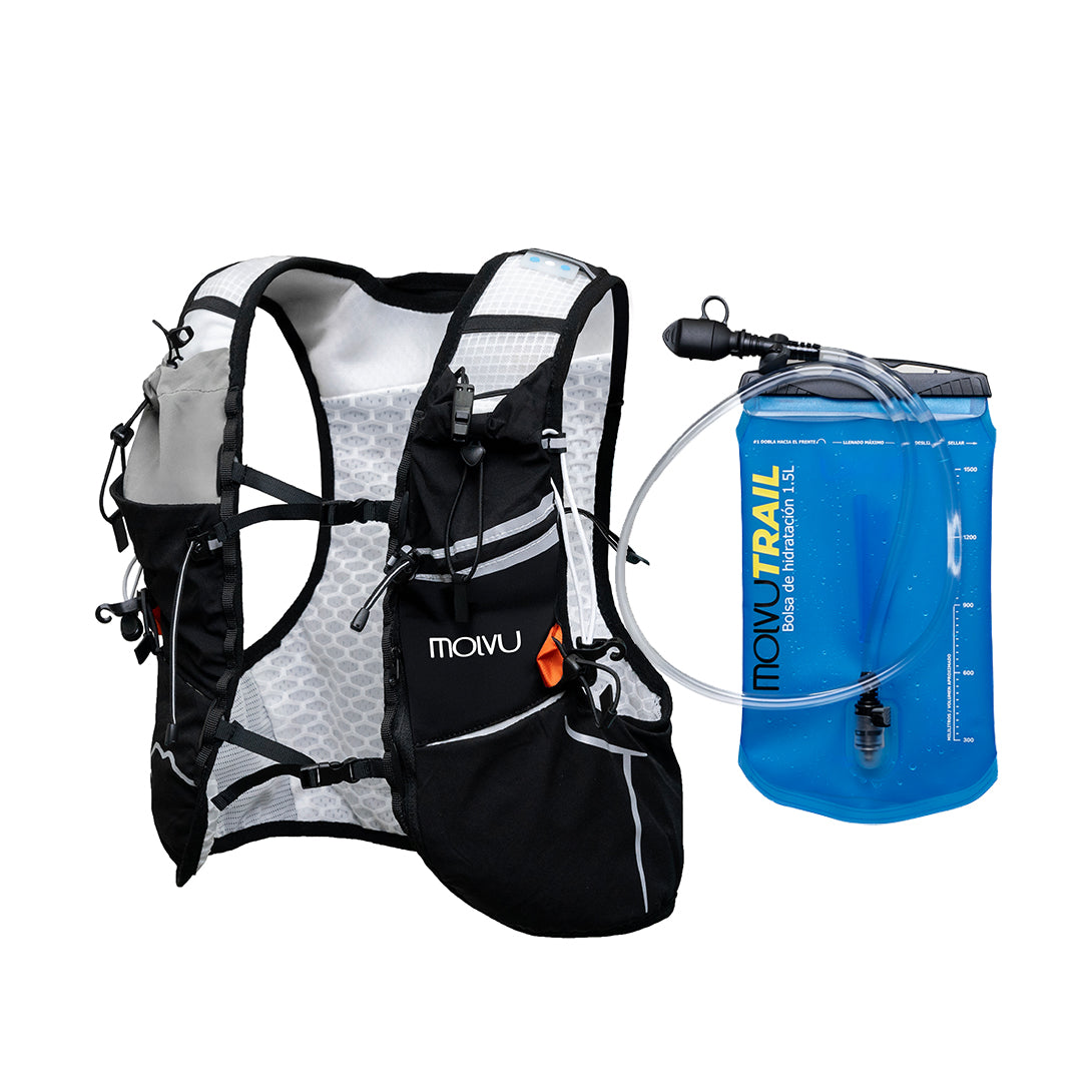Chaleco Molvu Trail L + Bolsa hidratante 1.5L-11