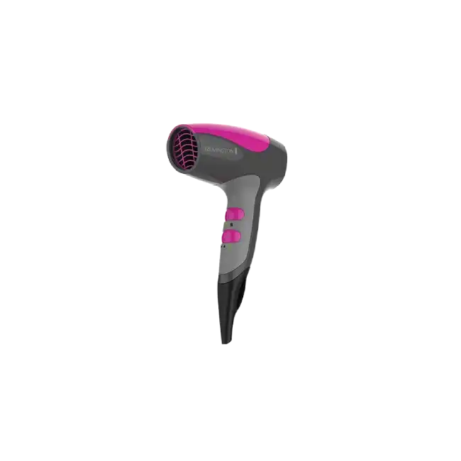 Secador Compacto Remington D5000 Color Gris Con Rosa-3