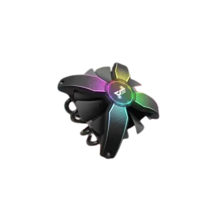 VENTILADOR PARA PROCESADOR DARKFLASH TALON LED COLOR NEGRO