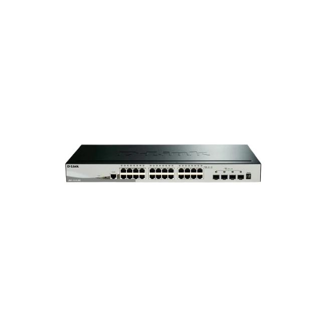 Switch 24 puertos PoE 10/100/1000BASE-T + 2 puertos 10G BASE-T + 4 puertos 10G SFP+ capa 3, apilable-3