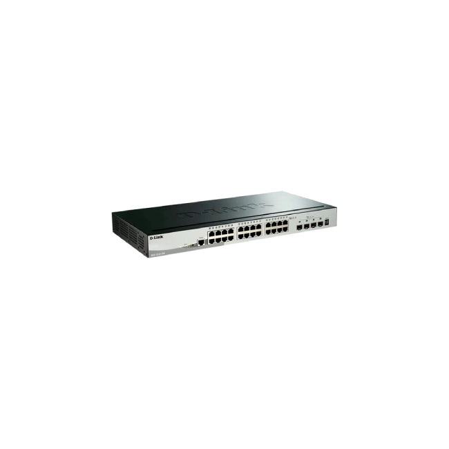 Switch 24 puertos PoE 10/100/1000BASE-T + 2 puertos 10G BASE-T + 4 puertos 10G SFP+ capa 3, apilable-2