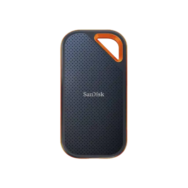 SanDisk Extreme PRO Portable - SSD - cifrado - 2 TB - externo (portátil) - USB 3.2 Gen 2x2 - AES de 256 bits - para Intel Next Unit of Computing 13 Pro Kit - NUC13ANHi5-3