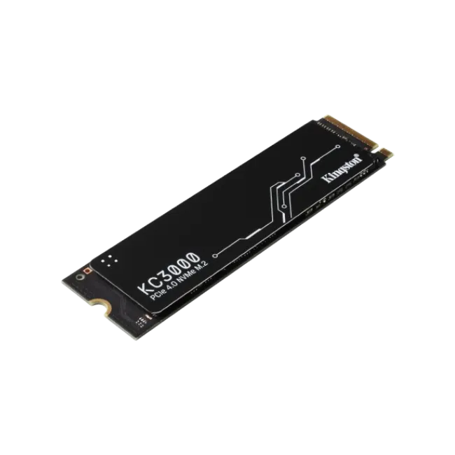 Kingston KC3000 - SSD - 512 GB - interno - M.2 2280 - PCIe 4.0 (NVMe) - para Intel Next Unit of Computing 12 Pro Kit - NUC12WSKi5-2