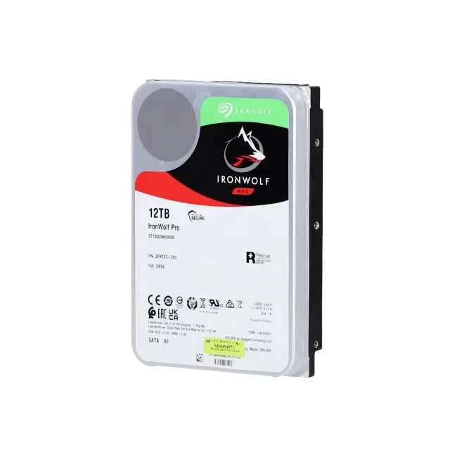 Seagate - Hard drive - Internal hard drive - 12 TB - 3.5" - 7200 rpm - SATA - NAS-1