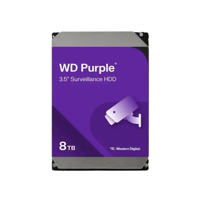 WD Purple WD85PURZ - Disco duro - 8 TB - interno - 3.5" - SATA 6Gb/s - 5640 rpm - búfer: 256 MB-1
