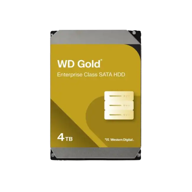 Western Digital - Hard drive - Internal hard drive - 4 TB - 3.5" - 7200 rpm - Serial Attached SCSI 3 - WD4004FRYZ-3
