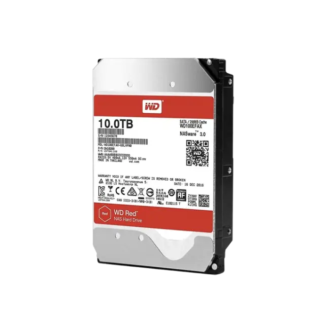 Western Digital WD Red Plus NAS Hard Drive - Internal hard drive - 10 TB - 3.5" - 5400 rpm - Serial ATA-2