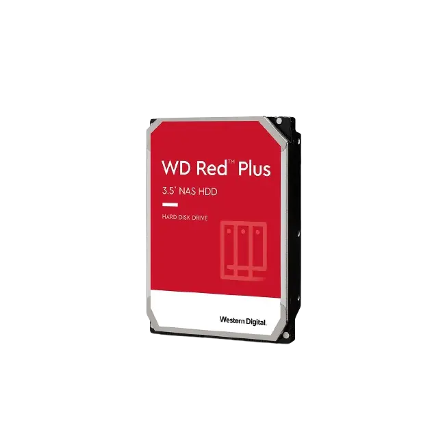 Western Digital WD Red Plus NAS Hard Drive - Internal hard drive - 12 TB - 3.5" - 7200 rpm - Serial ATA-4