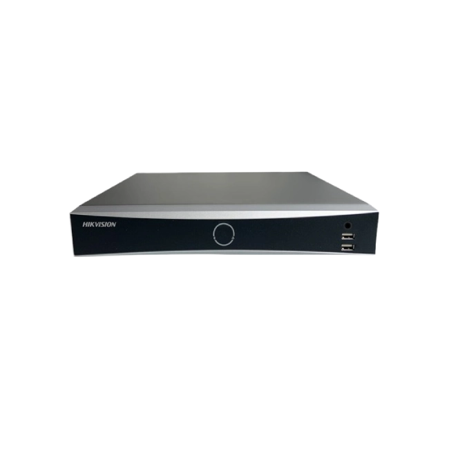 NVR Hikvision DS-7732NXI-K4 32 Canales AcuSense Resolucion Maxina 12 MPX  H.265+ 4 Slot HSS-1