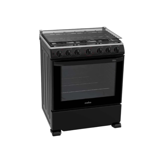 Estufa Mabe EM7656CFIN0 A Gas 30" 6 Quemadores Color Negro