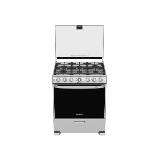 Estufa Mabe EM7660CFIX1D 6 Quemadores Gas 30" Perfect Cook Acero Inoxidable-1