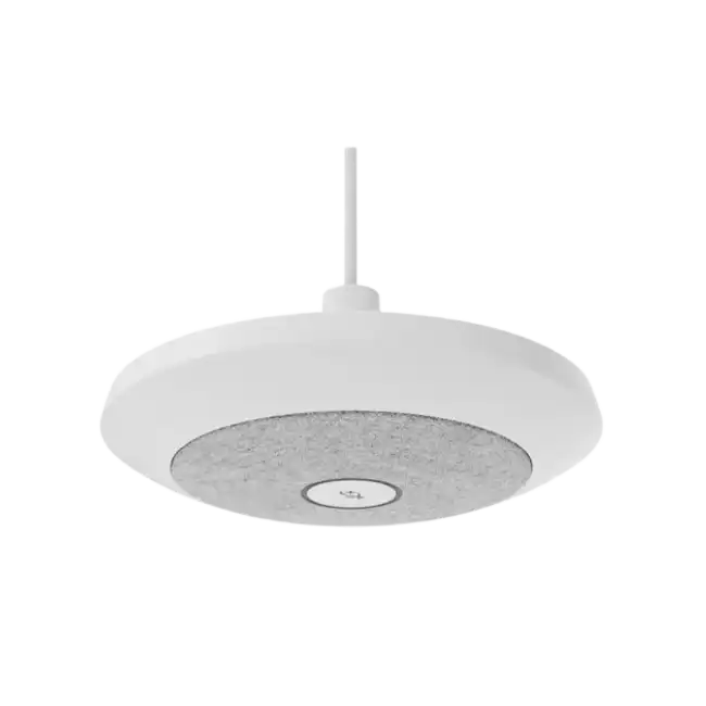 Logitech - Kit de montaje (montaje de techo, soporte del micrófono) - para micrófono - blanco - se puede instalar en el techo, colgante - para Rally Mic Pod; Room Solution Large-3