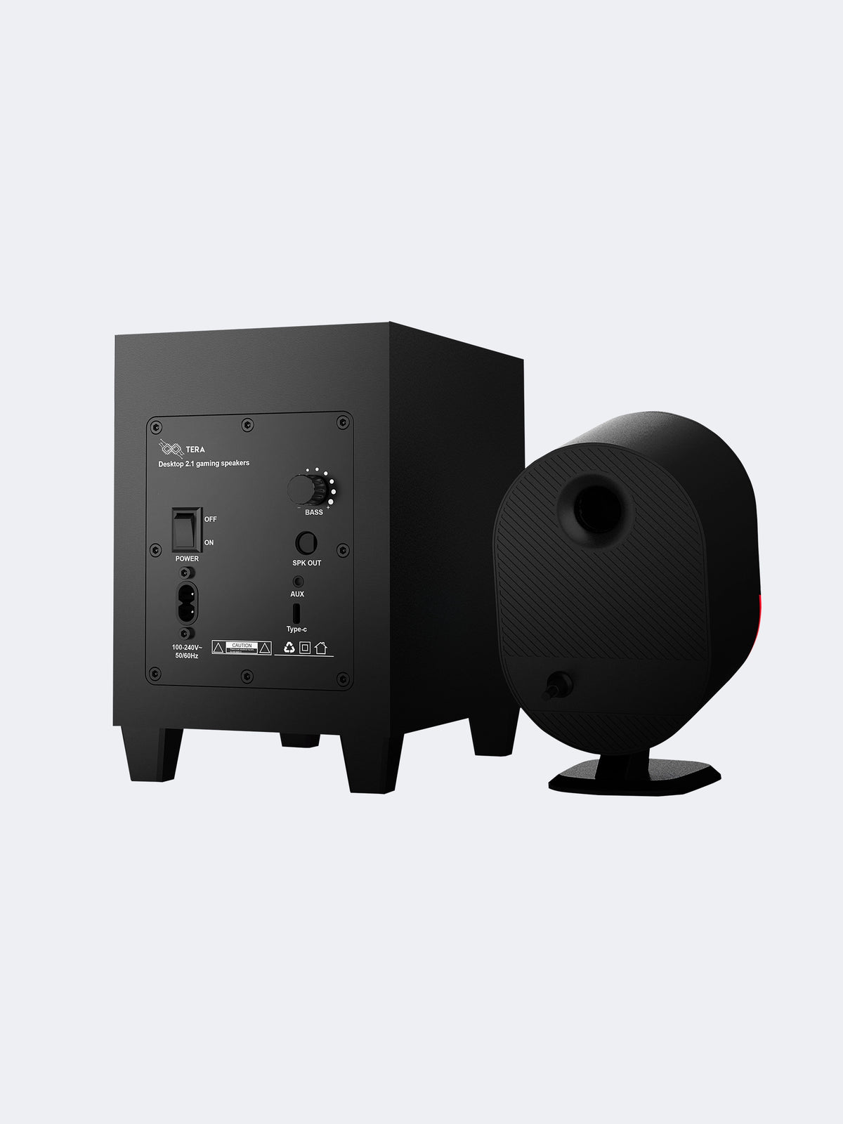 Tera GameSound Bluetooth TERA-GAME-AUD-21-50W Channel2.1 50W Color Negro-4