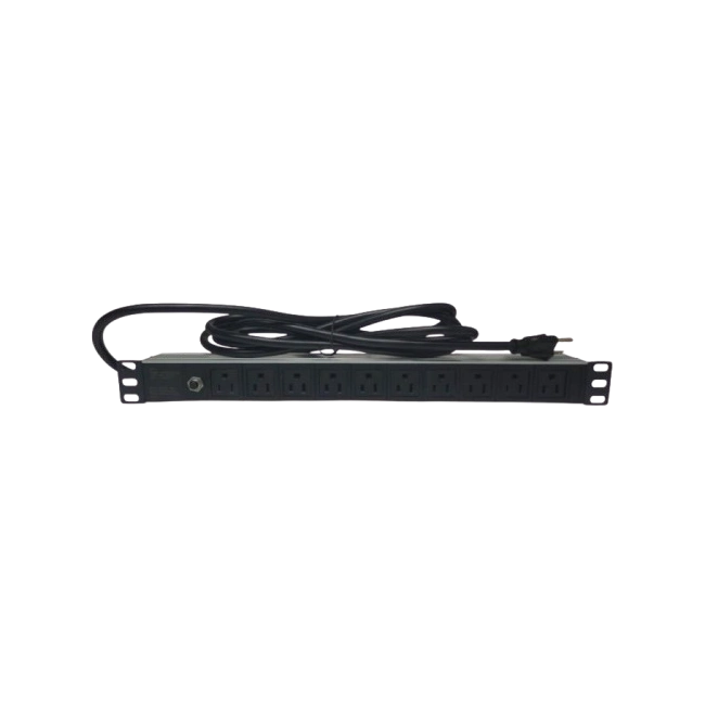 Regleta Linet Horizontal de 10 Puertos Nema 5-15P