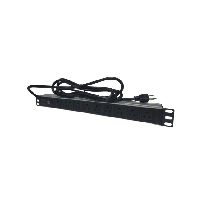 Regleta Linet Horizontal de 10 Puertos Nema 5-15P-2