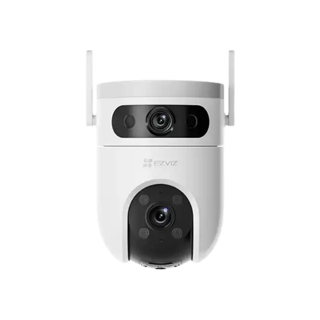 Ezviz 3MP/2K Cámara Wi-Fi de doble lente con paneo e inclinación - Audio bidireccional - 3MP - Exterior - H.265 - Focal fija 2.8 mm y 6 mm - 2304 × 1296 - DWDR - 12V - MicroSD-1