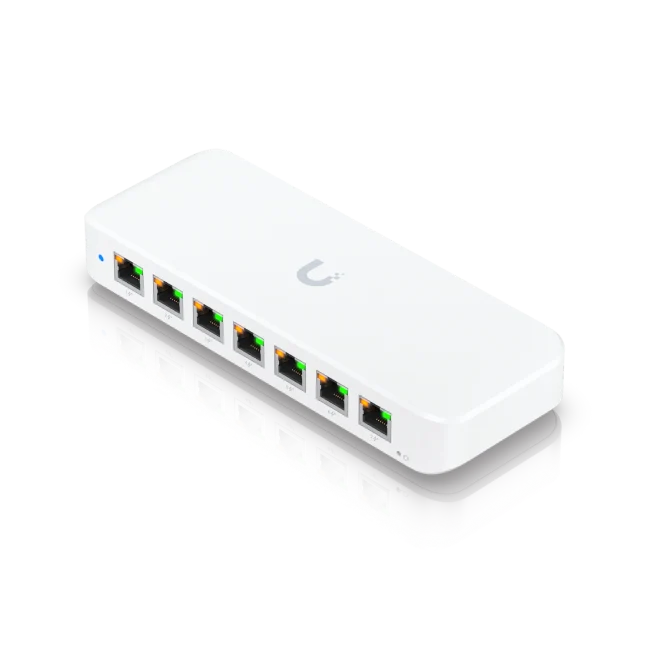 Ubiquiti Unifi Switch Ultra Layer 2 8-port GbE PoE switch with versatile mounting options 42W-3