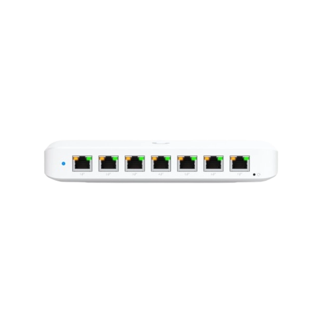 Ubiquiti Unifi Switch Ultra Layer 2 8-port GbE PoE switch with versatile mounting options 42W-4