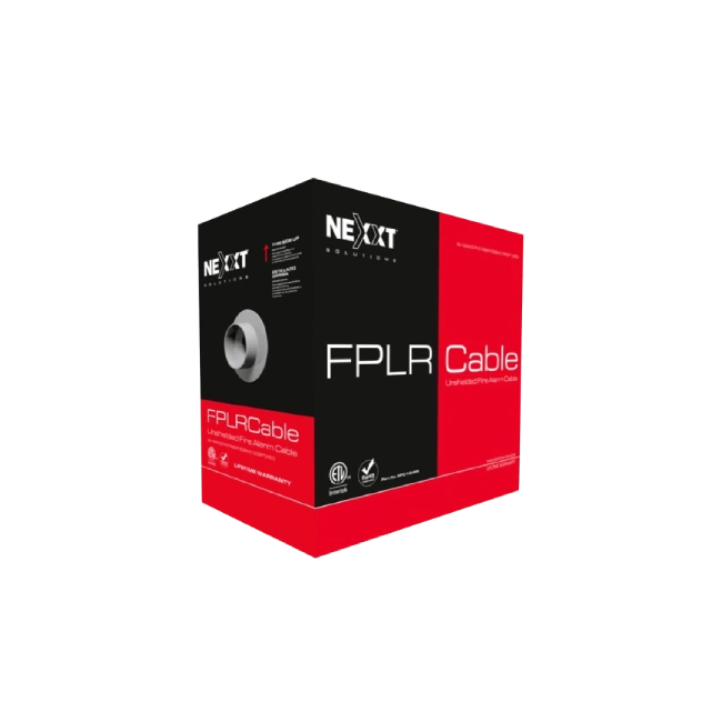 Nexxt Solutions Infrastructure Nexxt Solutions - FPLR UTP - Alarm cable - 305 m - 18AWG PVC CMR 305m RD