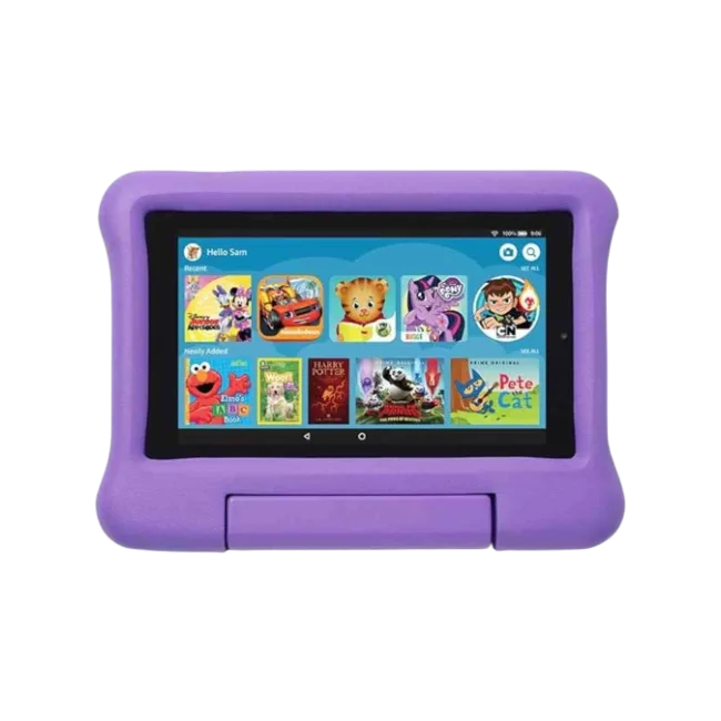 Tablet Amazon Fire HD 8 Kids 2022 Pantalla HD 8" 32GB Con Funda (lanzamiento 2022), morado-2