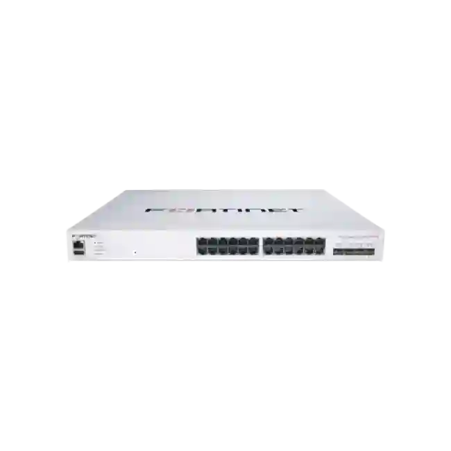 FortiSwitch-424E-FPOE Layer 2/3 FortiGate switch controller compatible PoE+ switch with 24 x GE RJ45 ports, 4 x 10 GE SFP+-1
