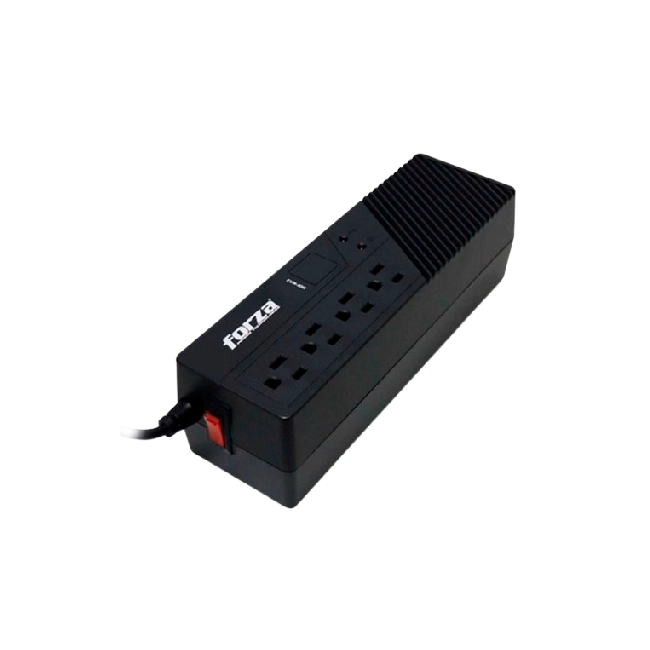 Regulador de Voltaje Forza FVR-1011 4 Toma Corrientes 1000VA 500W-2