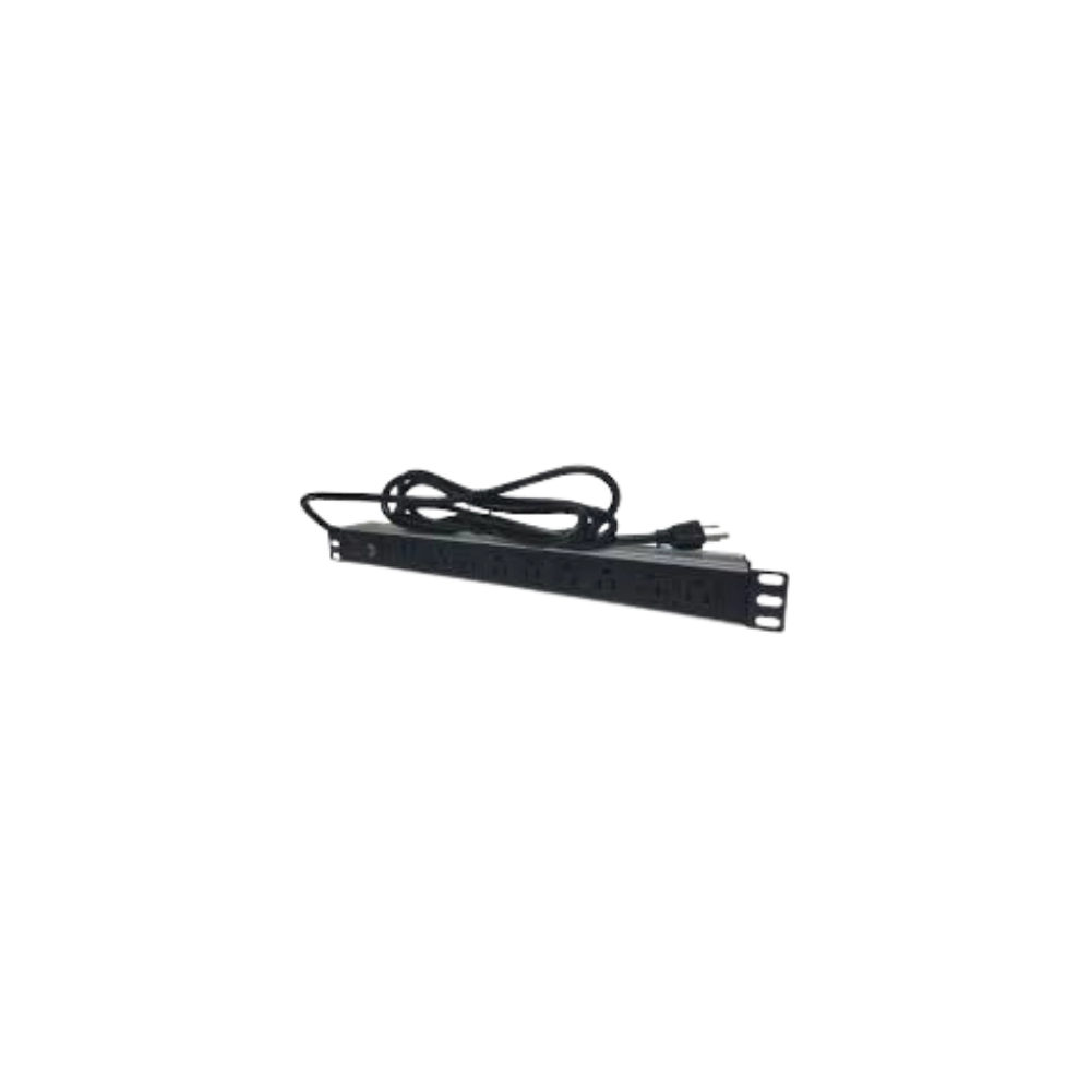 Regleta PDU Nextlink GI-USA(15)-10 10 tomas Horizontal Para Gabinete 110VAC 15A