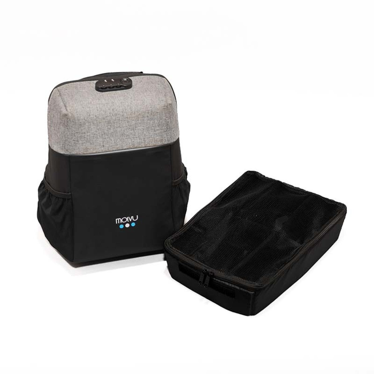 Mochila Go Gris + Organizador-11