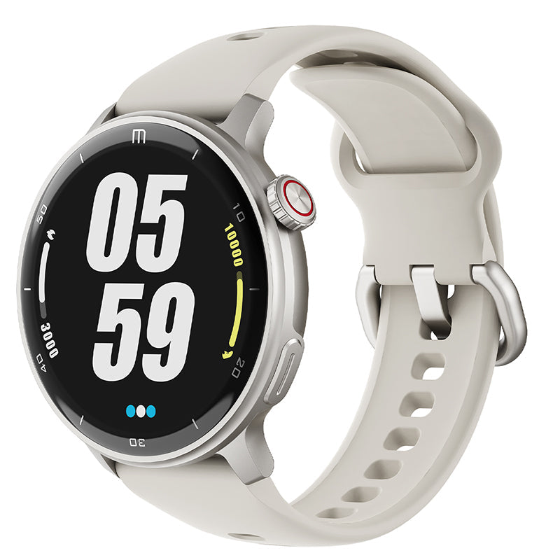 RELOJ T8 GRIS + PULSERA VELCRO ROJO-3