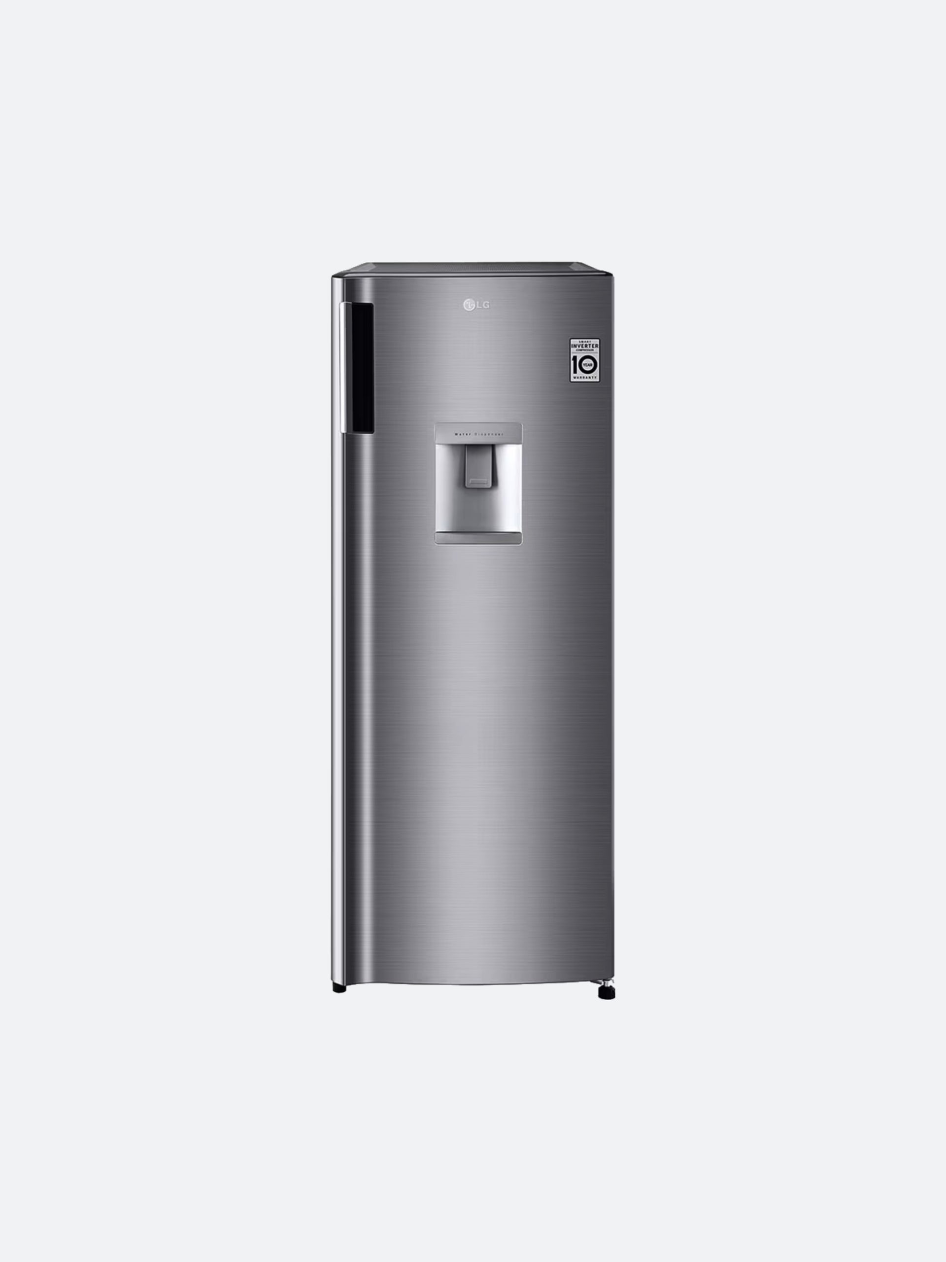 Refrigerador LG Frost de 7'3 con Dispensador Compresor Smart Inverter Color Plateado