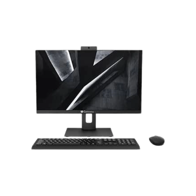 Computadora Todo en Uno Gateway GWAP42424 Pentium Silver J5040 128GB SSD 4GB RAM 23.8" 1920x1080 Win11 Color Negro Seminueva-2