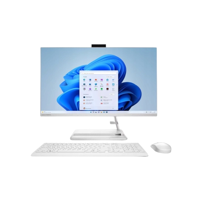 Computadora Todo en Uno Gateway GWAP42424 Pentium Silver J5040 128GB SSD 4GB RAM 23.8" 1920x1080 WIN11 Color Blanco Seminueva-2