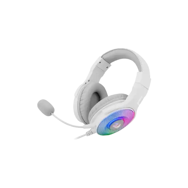 Headset Gaming Redragon Pandora H350W RGB 3.5mm Con Microfono Color Blanco-1
