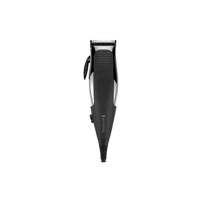 Cortador de Cabello Remington HC1080 Chrome Con Cuchillas de Acero Inoxidable 6 Peines Palanca de Ajuste / Antideslizante