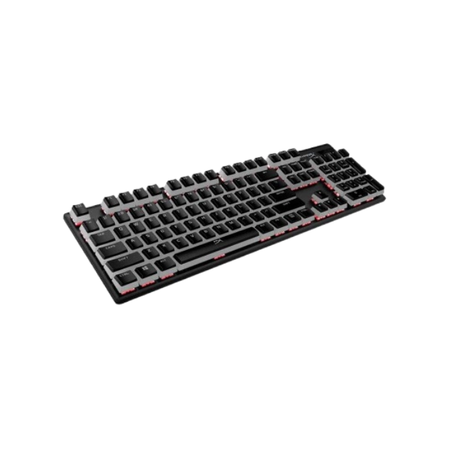 KIT DE TECLAS HYPERX PUDDING ABS KEYCAPS TRASLUCIDO COLOR NEGRO CON BLANCO-4