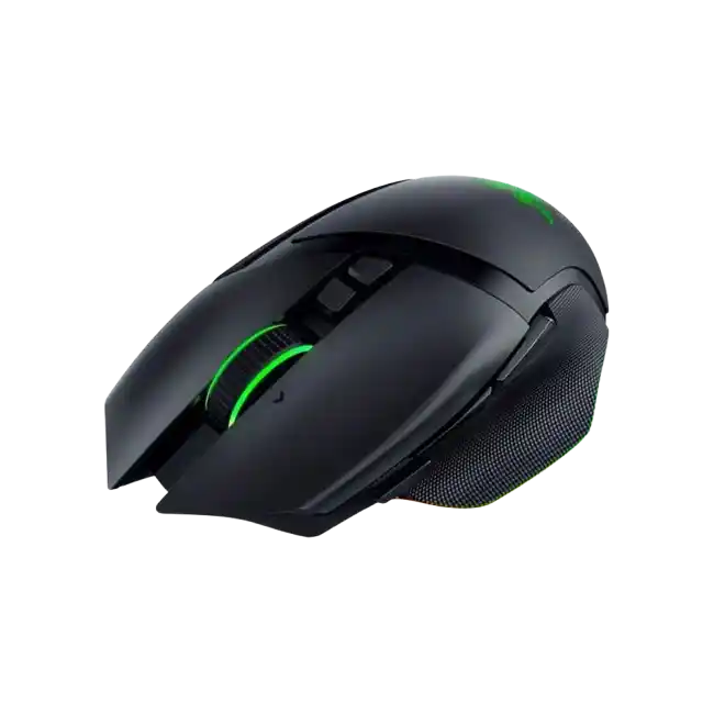 Razer Basilisk V3 X HyperSpeed - Ratón - ergonómico - diestro - óptico - 7 botones - inalámbrico - Bluetooth, 2.4 GHz - receptor inalámbrico USB-2