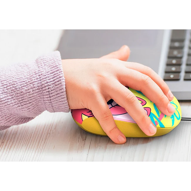 Xtech - XTM-D406ST-YL - Mouse - USB - Wired - Disney Stich Yellow-2