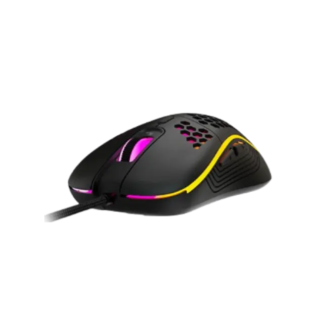 Xtech - XTM-620 - Mouse - USB - Wired - Black - Gaming 7 button Honeycomb-1