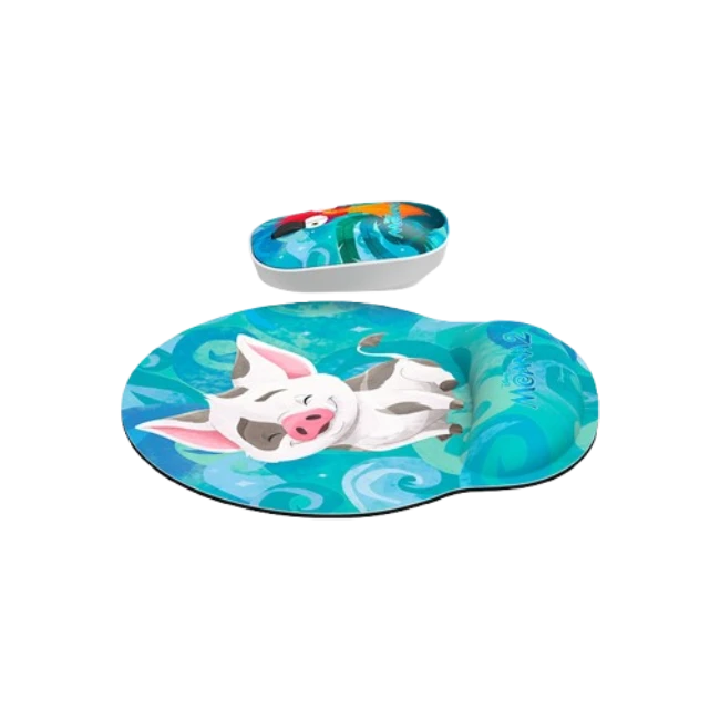 Xtech - XTM-DKT4MO - Mouse and mouse pad kit - 2.4 GHz - Wireless - Moana 2 KT4MO - Disney Moana 2 Pua and Hei Hei-2