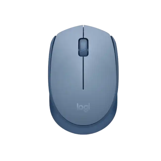 Logitech M170 Wireless Mouse, Ambidextrous, Blue Gray - Ratón - diestro y zurdo - óptico - 3 botones - inalámbrico - 2.4 GHz - receptor inalámbrico USB - azul/gris-3