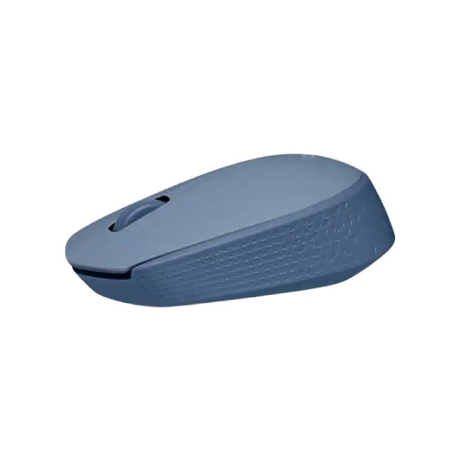Logitech M170 Wireless Mouse, Ambidextrous, Blue Gray - Ratón - diestro y zurdo - óptico - 3 botones - inalámbrico - 2.4 GHz - receptor inalámbrico USB - azul/gris-4