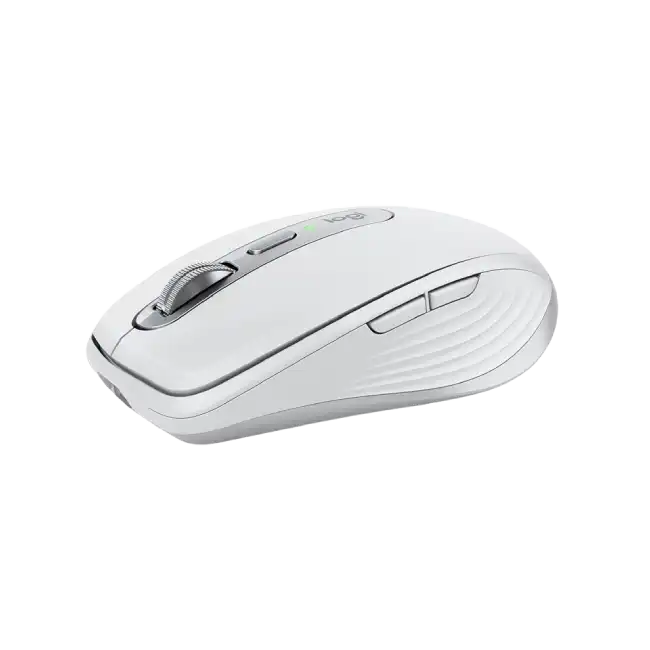 Logitech MX Anywhere 3S - Ratón - óptico - 6 botones - inalámbrico - Bluetooth - receptor de USB Logitech Logi Bolt - gris pálido-2