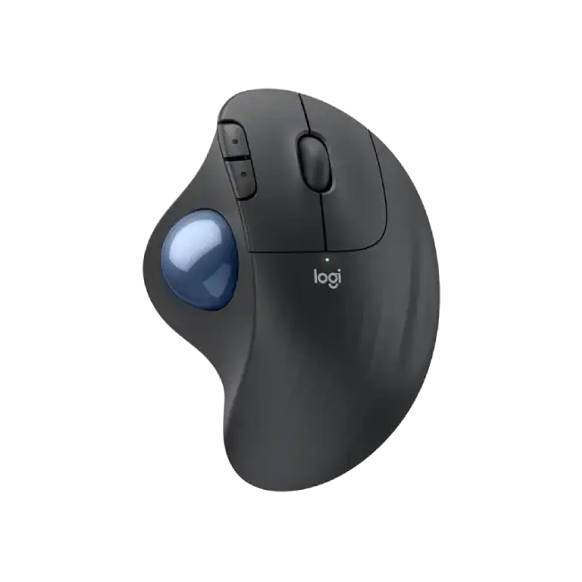 Logitech Ergo M575S Series - Mouse - Graphite+Blue Ball Bt-1