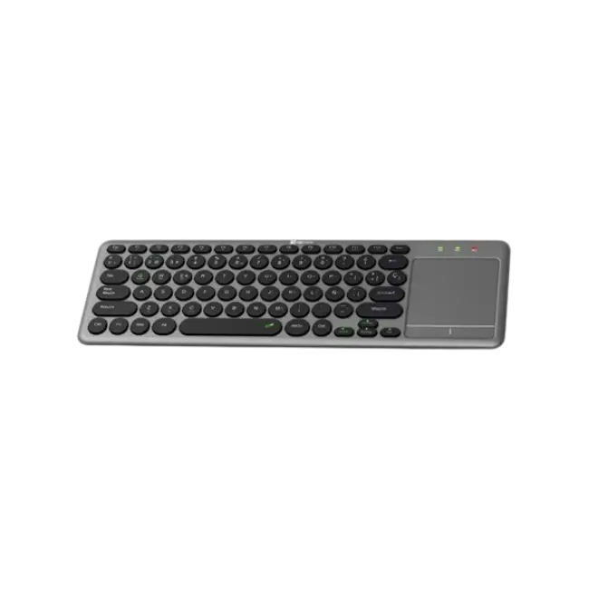 Klip Xtreme - Keyboard - Spanish - Wireless - 2.4 GHz / Bluetooth 5.0 - Gray / Black - Dual Connection / Touchpad-1