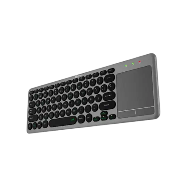 Klip Xtreme - Keyboard - Spanish - Wireless - 2.4 GHz / Bluetooth 5.0 - Gray / Black - Dual Connection / Touchpad-2