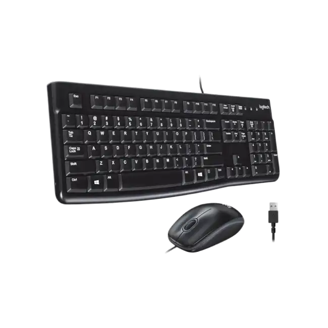 Logitech Desktop MK120 - Juego de teclado y ratón - USB